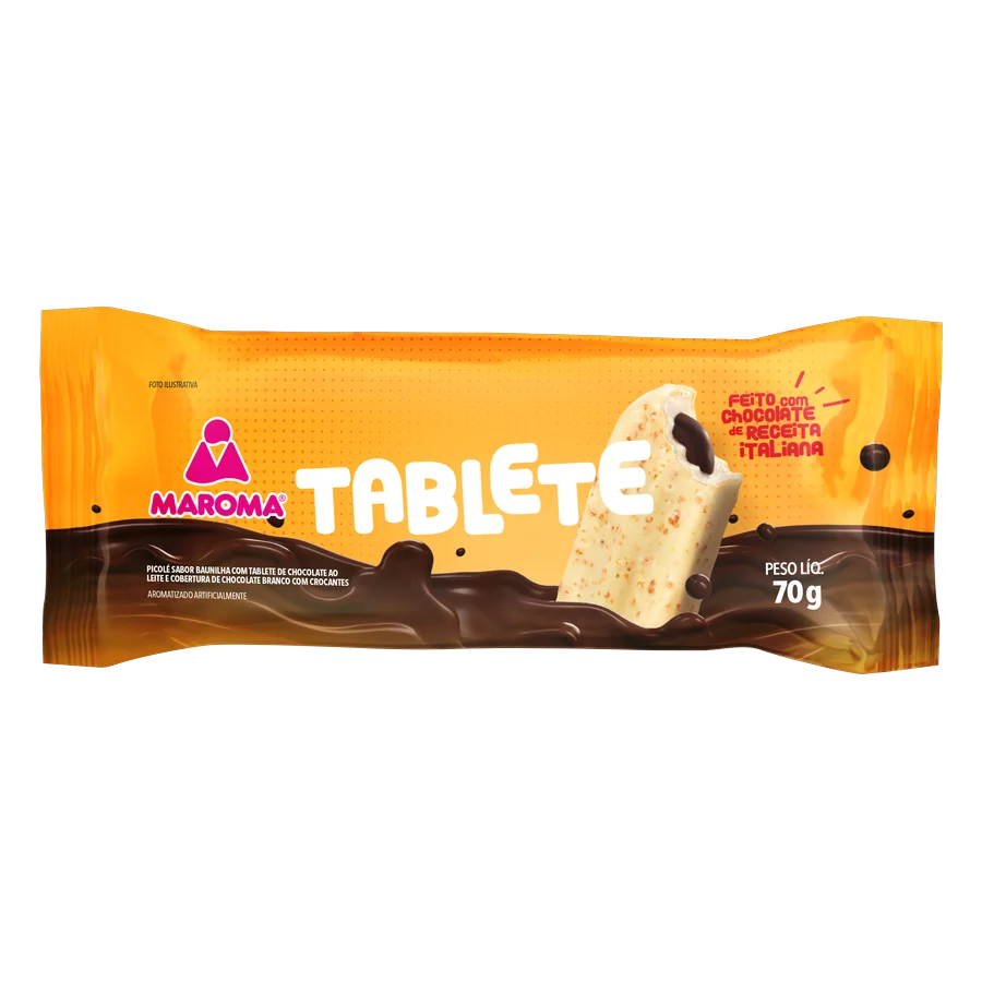 Picolé Cobertura Tablete — Maroma