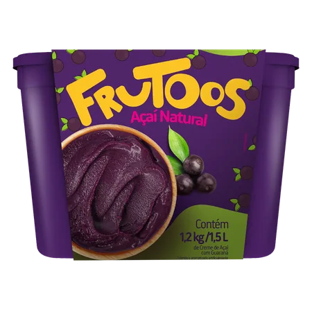 Frutoos Açaí Natural 1,5 L — Maroma — foto 2