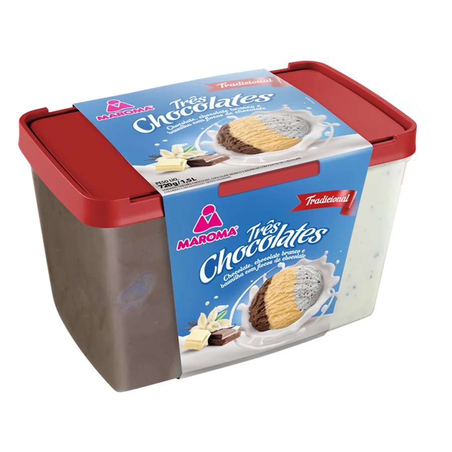 Tradicional Três Chocolates 1,5 L — Maroma