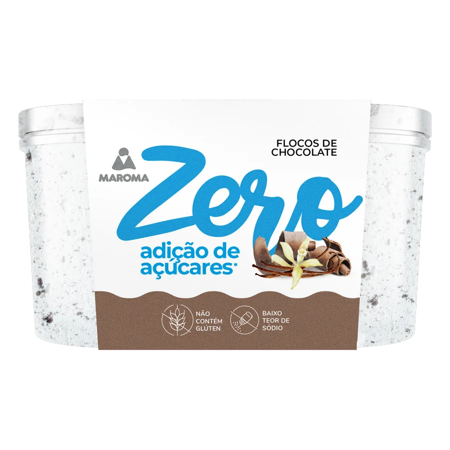 Sorvete Zero Açúcar Flocos 1 L — Maroma