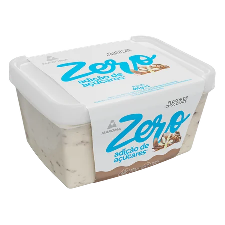 Sorvete Zero Açúcar Flocos 1 L