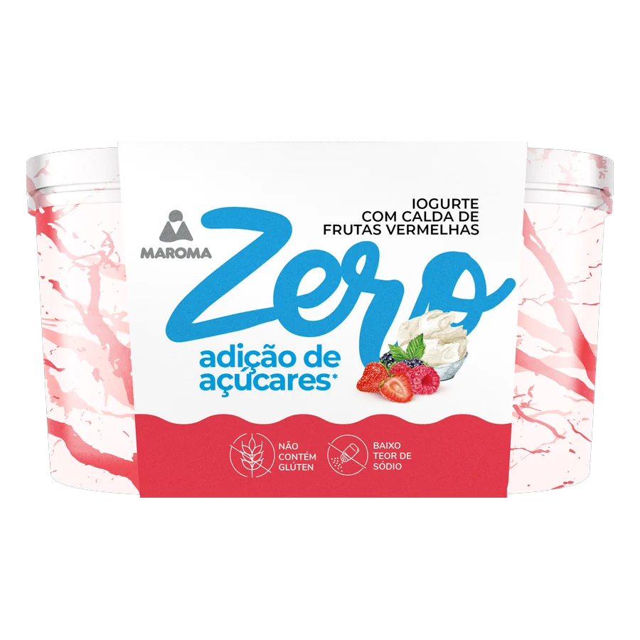 Sorvete Zero Açúcar Iogurte com Frutas Vermelhas 1 L — Maroma