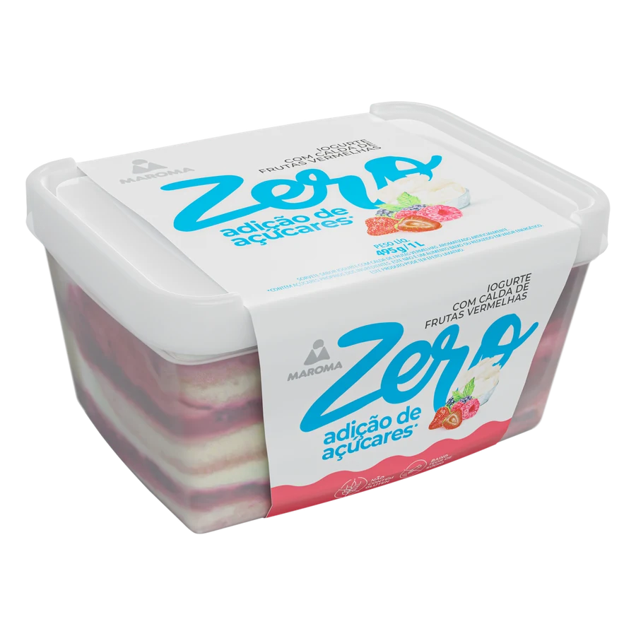 Sorvete Zero Açúcar Iogurte com Frutas Vermelhas 1 L — Maroma