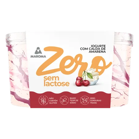 Sorvete Zero Lactose Iogurte com Calda de Amarena 1 L — foto 2