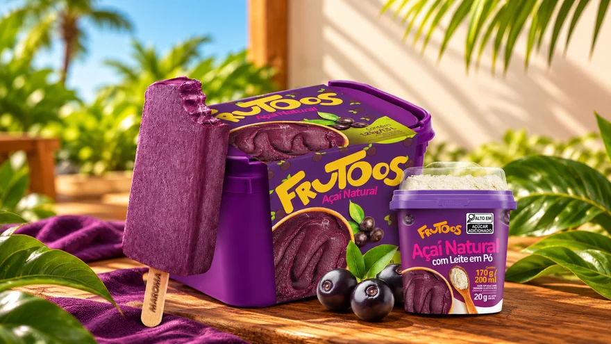 Pote e copo de açaí Frutoos da Maroma
